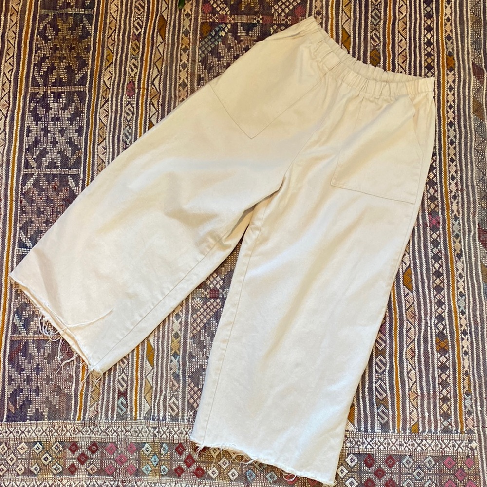 Hack With Design Cropped Pants